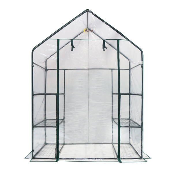 OGrow Machrus Ogrow Deluxe WalkIn Greenhouse with 3 Tiers and 12